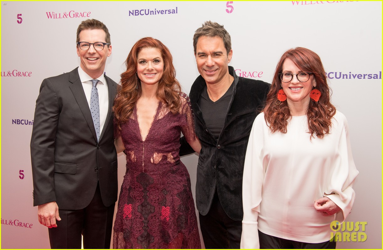 Sean Hayes, Debra Messing, Eric McCormack, & Megan Mullally Promote 'Will & Grace' in London
