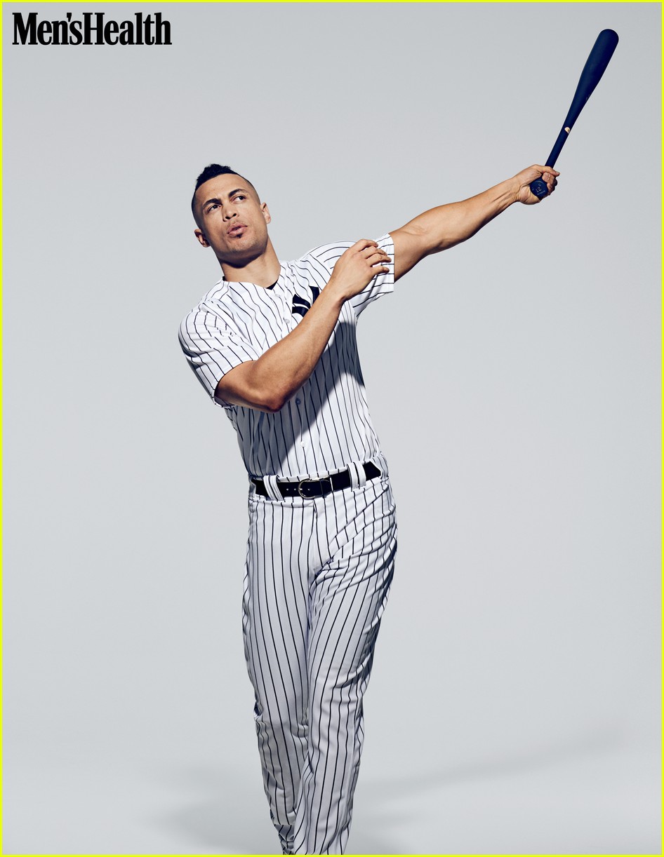 MLB's Giancarlo Stanton Shows Off His Hot Shirtless Abs for 'Men's Health'!