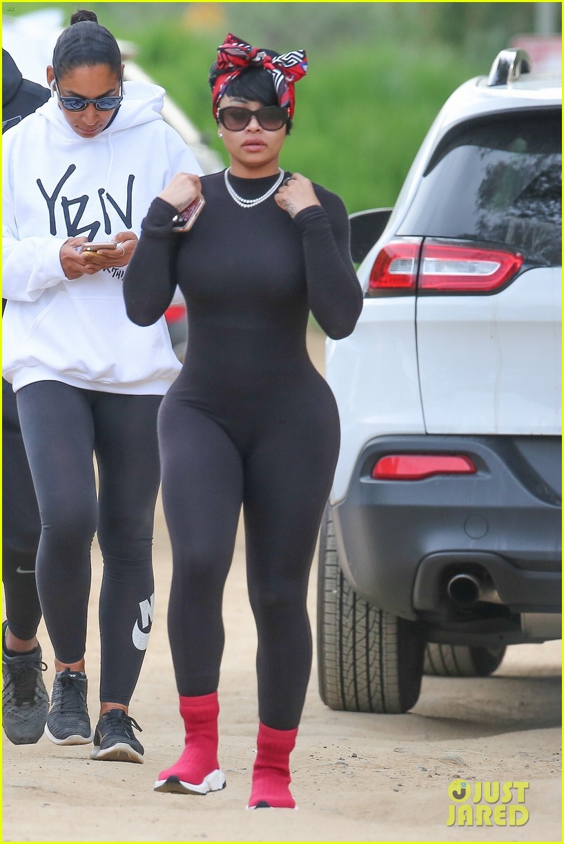 Blac Chyna Wears Skintight Bodysuit for Hike in LA