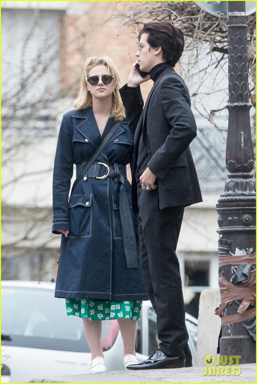 Riverdale's Cole Sprouse & Lili Reinhart Spotted Kissing in Paris!
