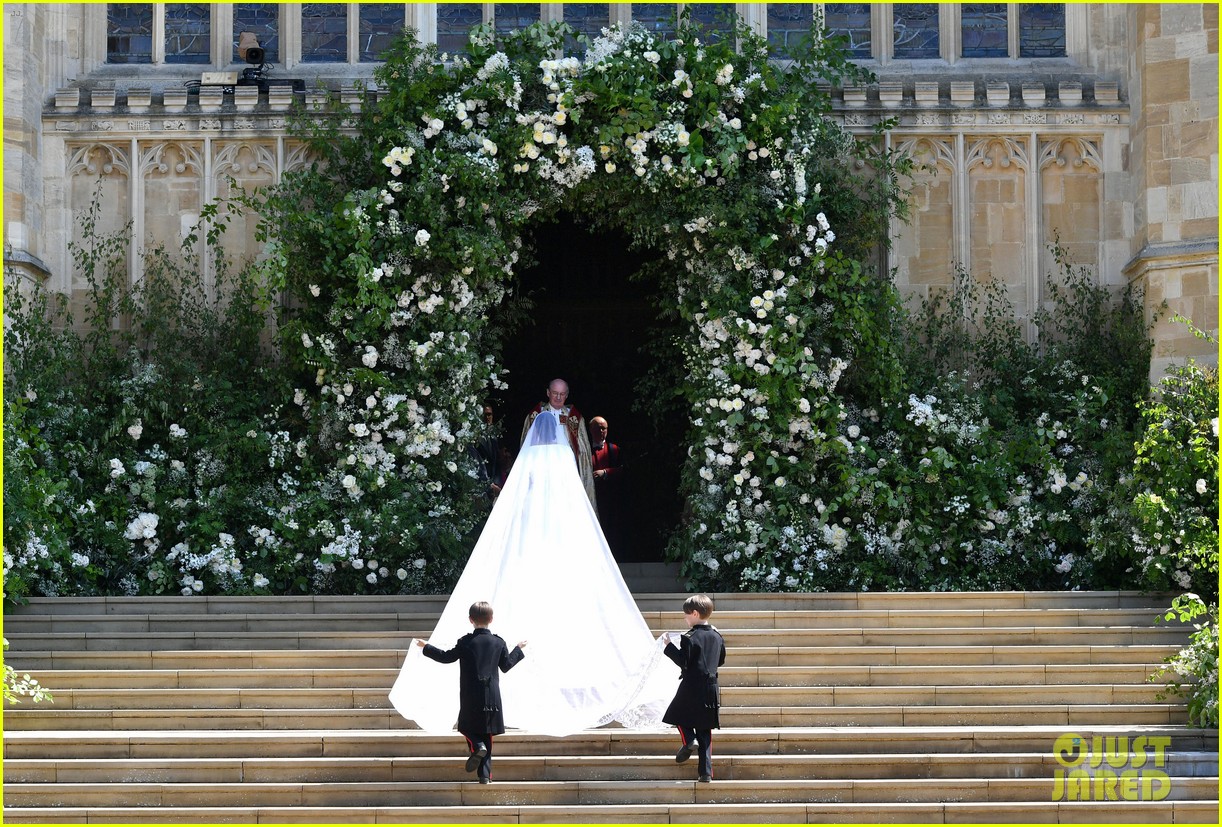 Prince Charles Walks Meghan Markle Down Aisle at Royal Wedding (Photos & Video)