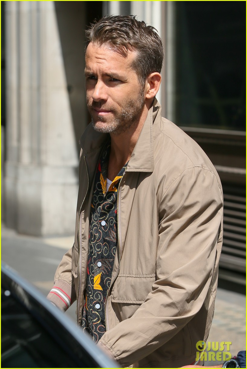 Ryan Reynolds Arrives in London Ahead of the Release of 'Deadpool 2'!