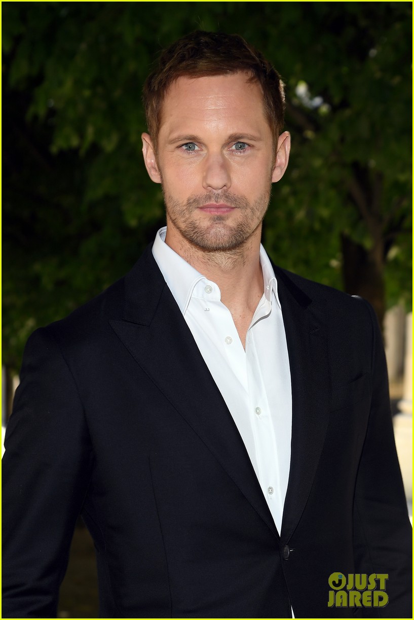 Chadwick Boseman & Alexander Skarsgard Are Studs Behind Shades at Louis Vuitton Show!