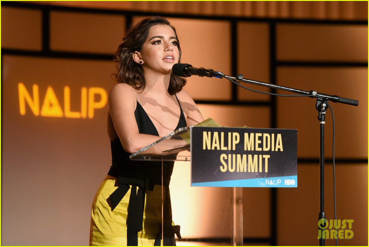 Diego Luna & Isabela Moner Step Out for NALIP Latino Media Awards 2018!