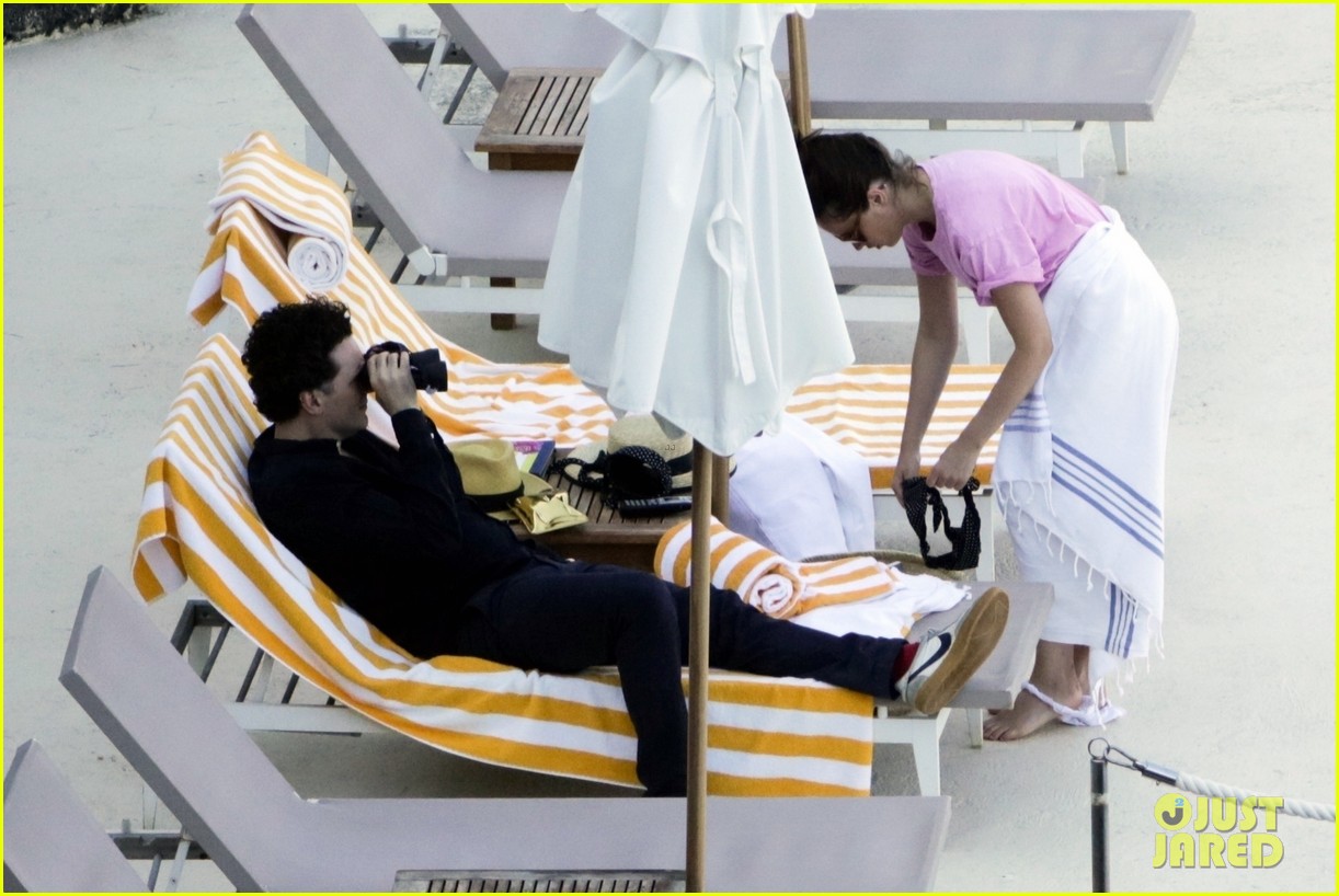 Felicity Jones & Husband Charles Guard Hit the Beach During Their Honeymoon!