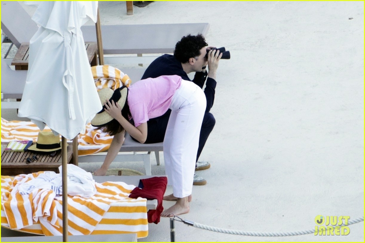 Felicity Jones & Husband Charles Guard Hit the Beach During Their Honeymoon!