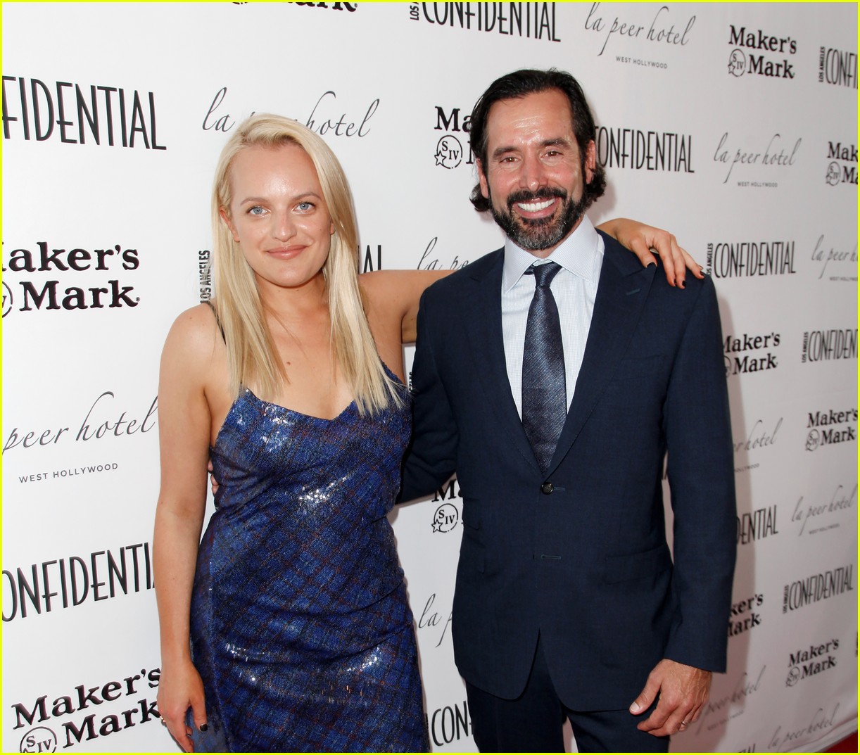 Elisabeth Moss Celebrates Her Cover at 'Los Angeles Confidential' Pre-Emmys Party!