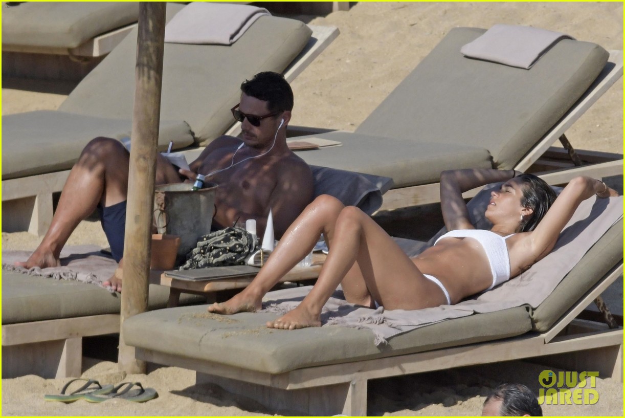 James Franco & Girlfriend Isabel Pakzad Pack on PDA During Beach Vacation