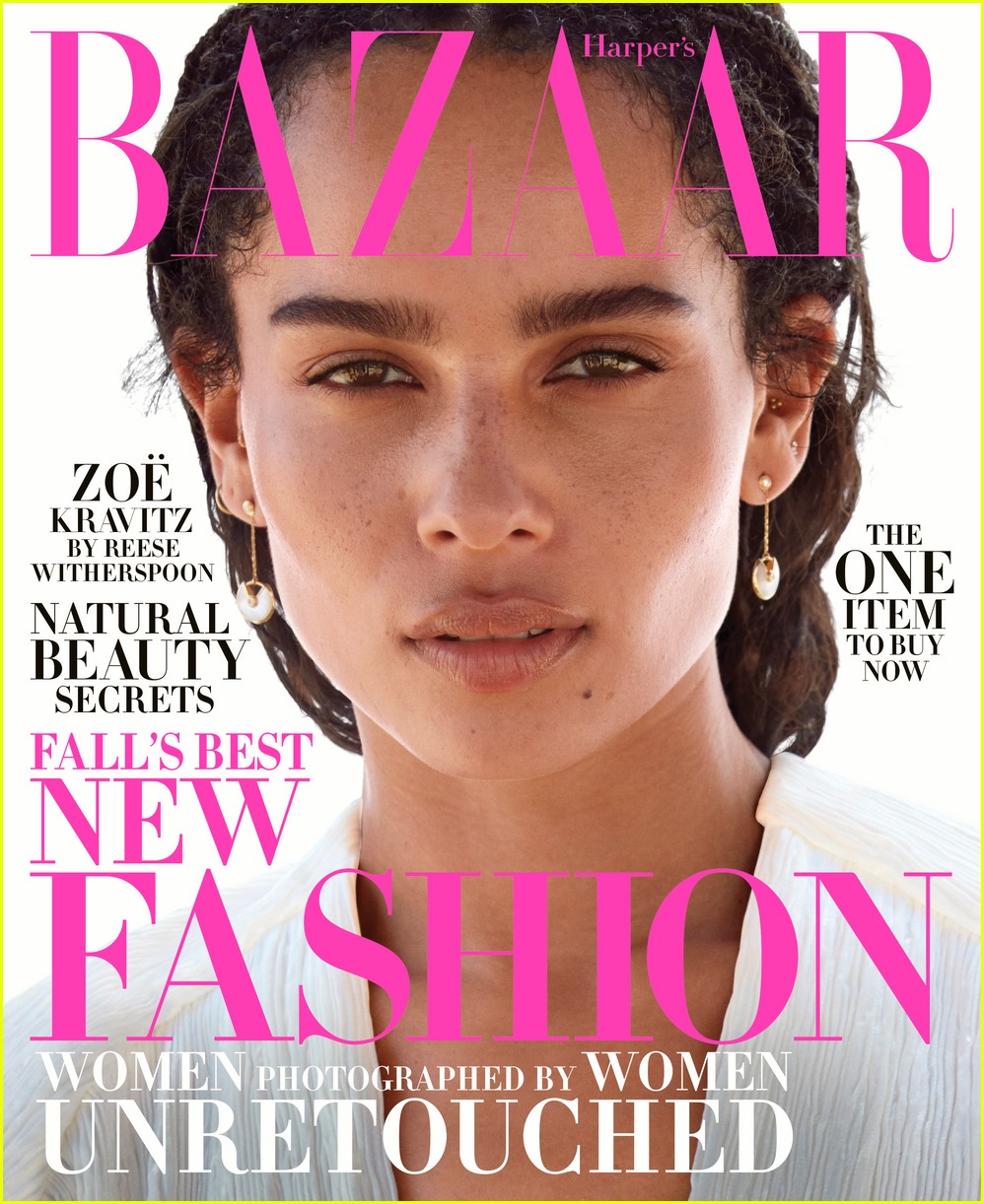 Zoe Kravitz Goes Unretouched for 'Harper's Bazaar' Cover! - Just
