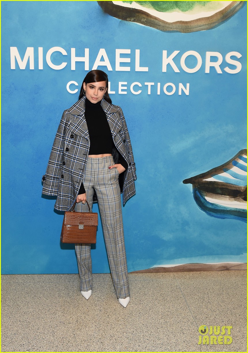 Hailee Steinfeld Wore A Full Tartan Look to Michael Kors Collection NYFW Show