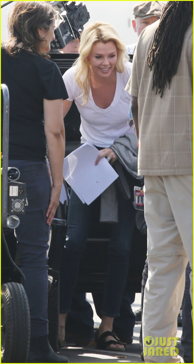 Charlize Theron Plays Megyn Kelly in Roger Ailes Film - First Look From the Set!