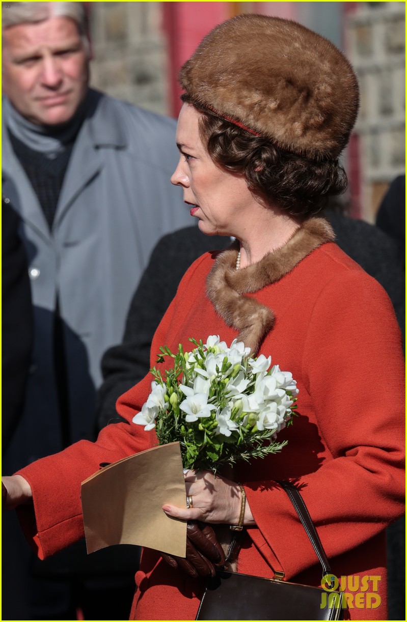 Olivia Colman Films Aberfan Disaster Scene for 'The Crown' Season 3