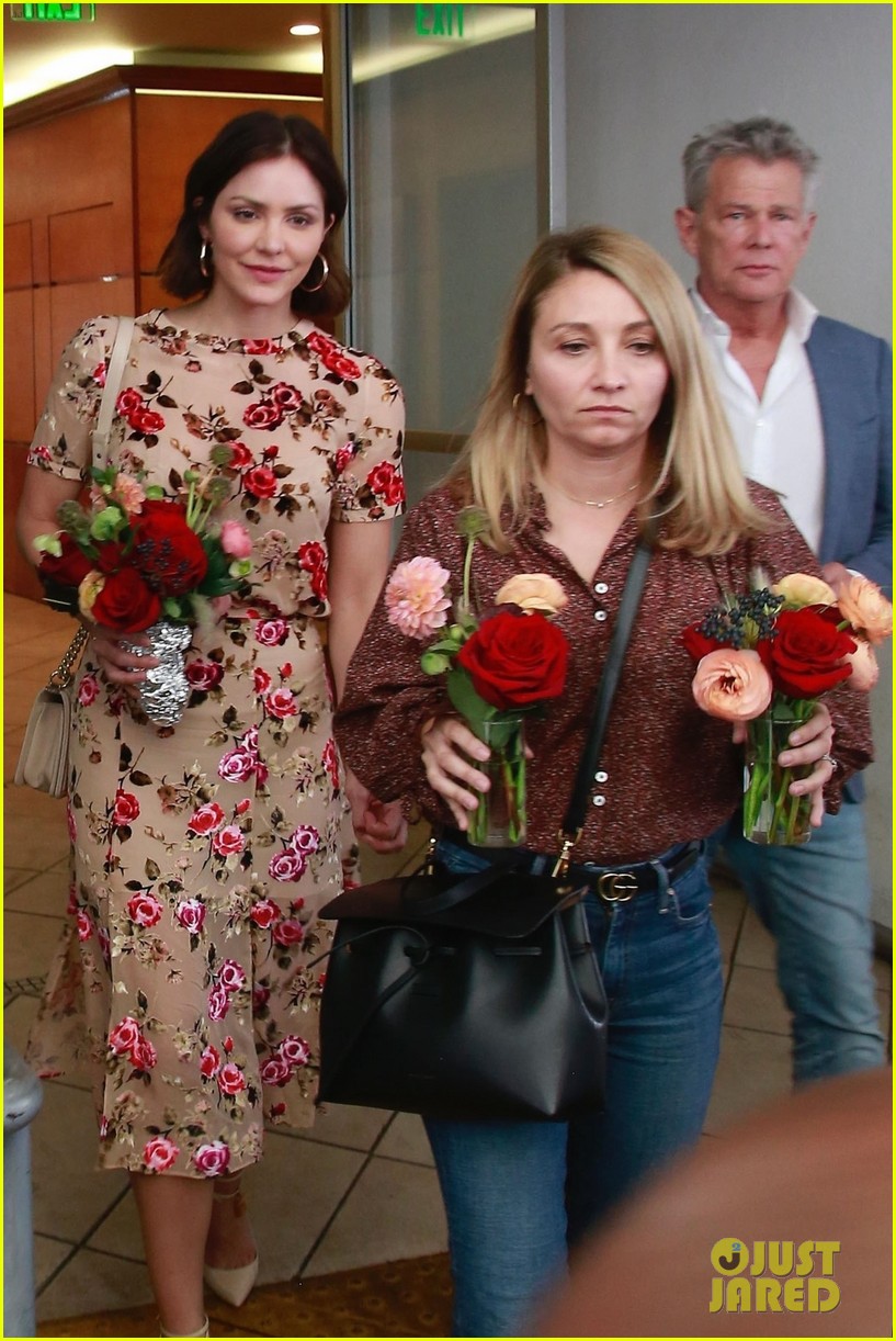 Katharine McPhee Helps Fiance David Foster Celebrate His 69th Birthday