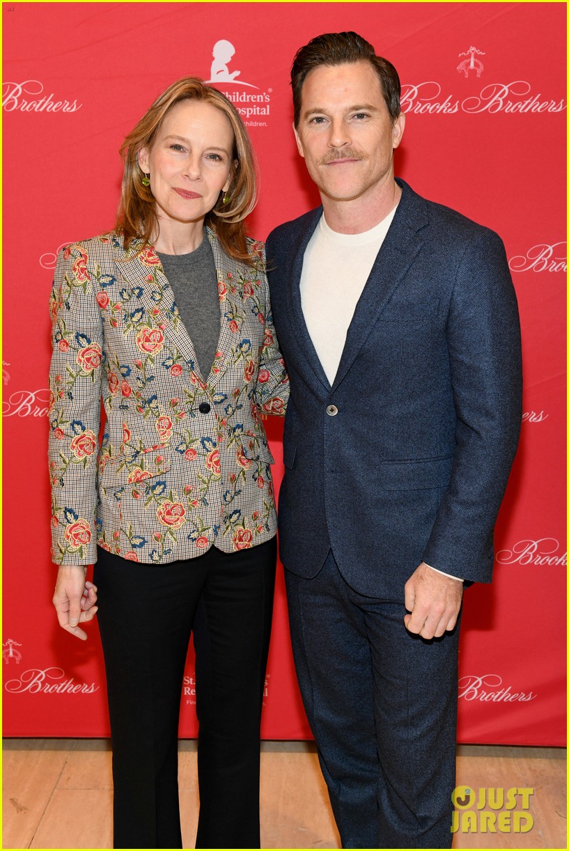 Matthew Morrison & Wife Renee Bring Their Son to Brooks Brothers Holiday Party!