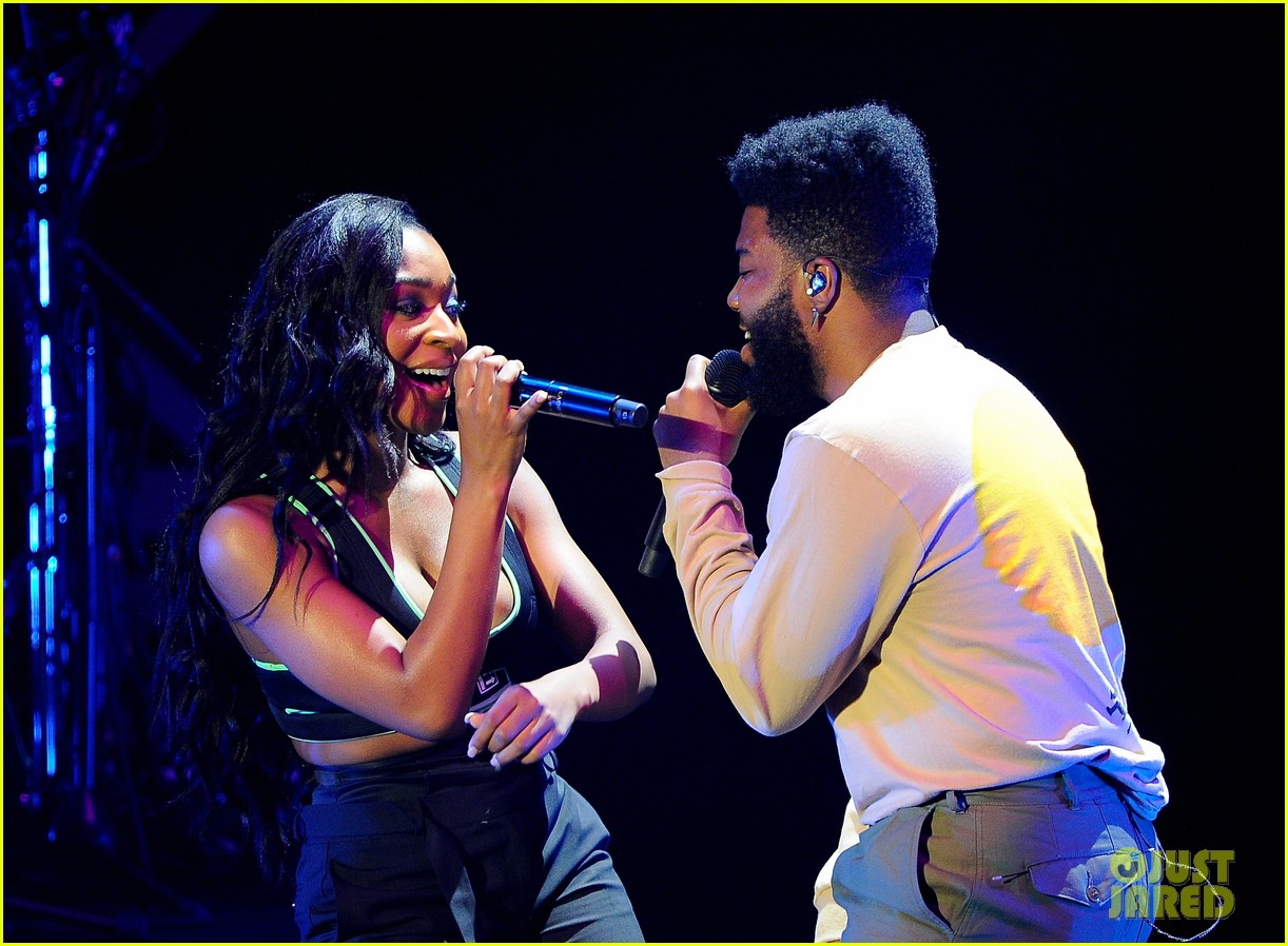 Khalid Clings to Normani at WiLD 94.9's Jingle Ball in San Francisco