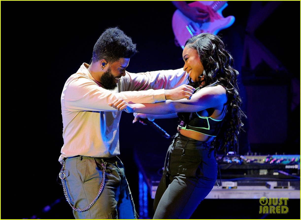 Khalid Clings to Normani at WiLD 94.9's Jingle Ball in San Francisco