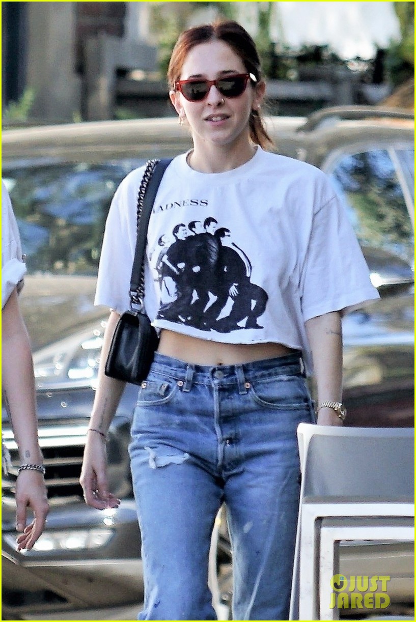 Kristen Stewart & Sara Dinkin Wear Matching Outfits to Lunch