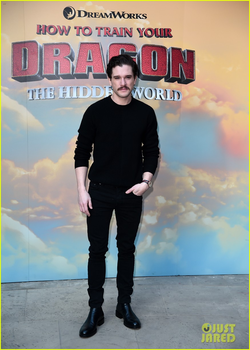 Kit Harington Kicks Off 'How To Train Your Dragon: The Hidden World' Press in London!