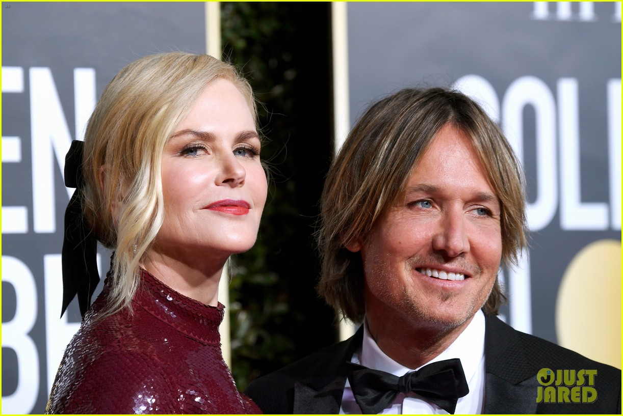 Best Actress Nominee Nicole Kidman Gets Support From Husband Keith Urban at Golden Globes 2019!