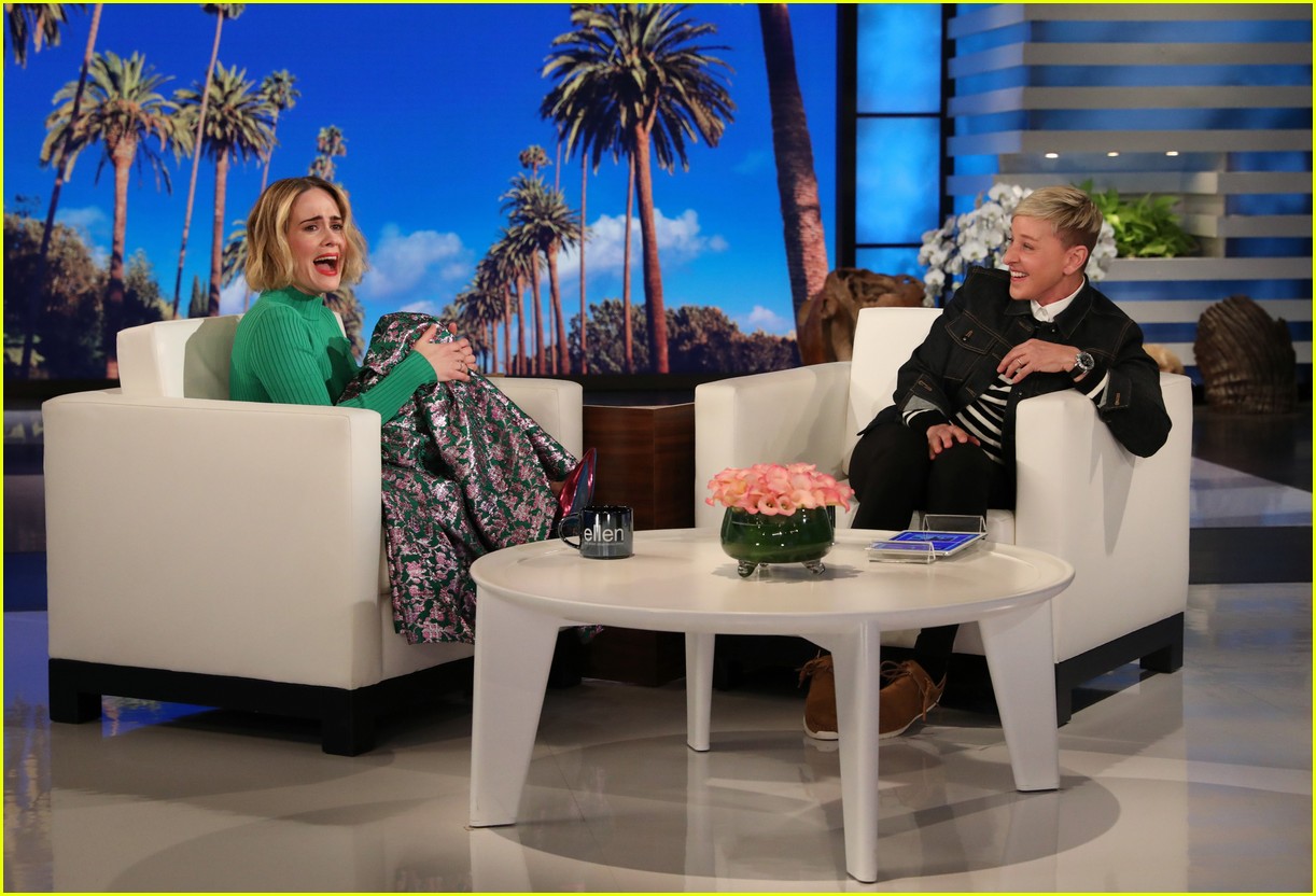 Sarah Paulson Gets Scared by Ellen DeGeneres Twice, Fails to Get Revenge (Video)