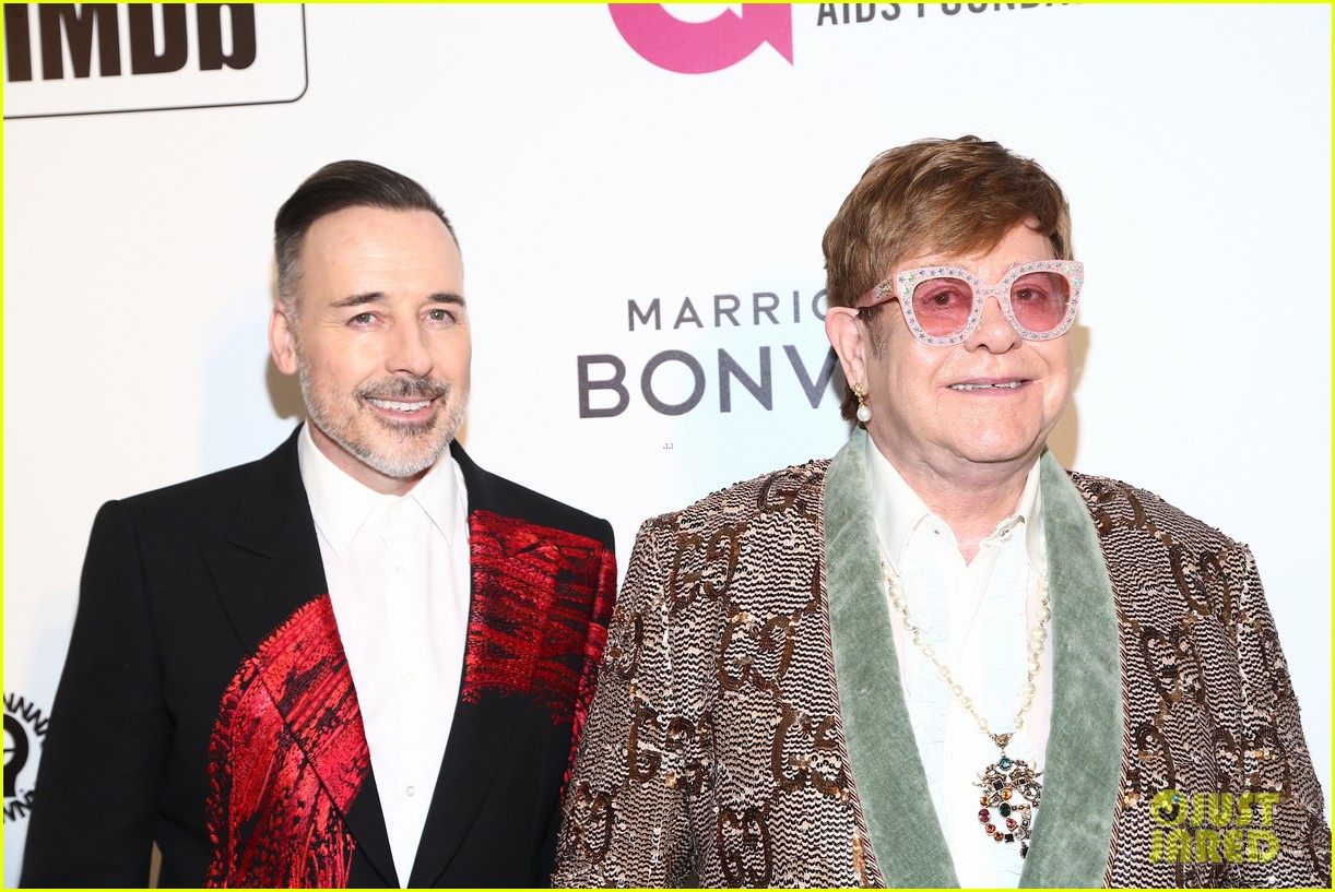 Taron Egerton Joins Elton John at His Oscars 2019 Party