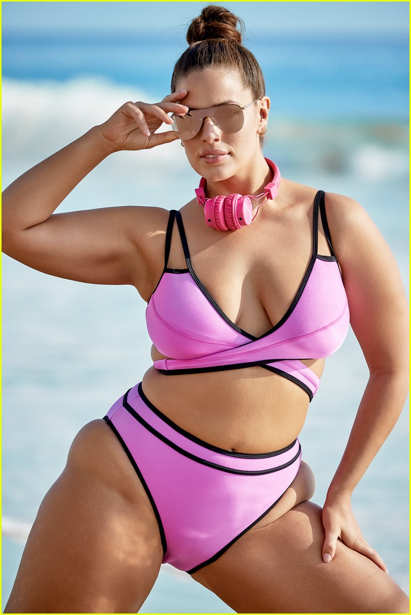 Ashley Graham Slays in a Bikini for New Swimsuits For All Collection