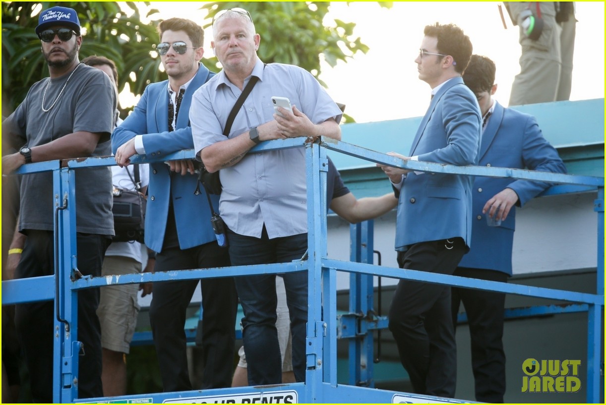 Nick, Joe, & Kevin Jonas Are Filming a Secret New Project - See the Photos