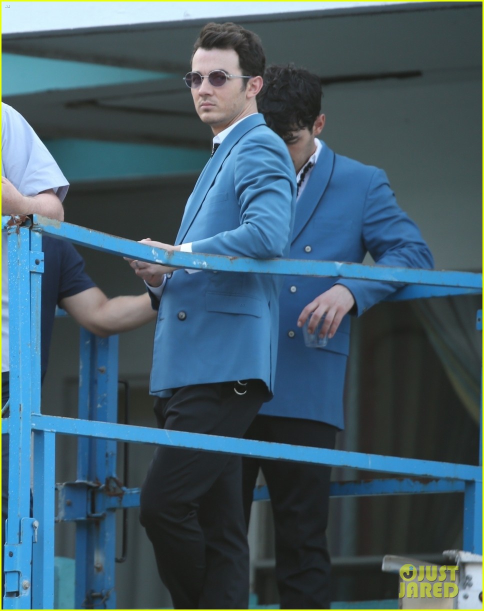 Nick, Joe, & Kevin Jonas Are Filming a Secret New Project - See the Photos