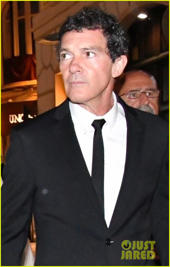 Antonio Banderas & Girlfriend Nicole Kimpel Step Out for Holy Week in Spain