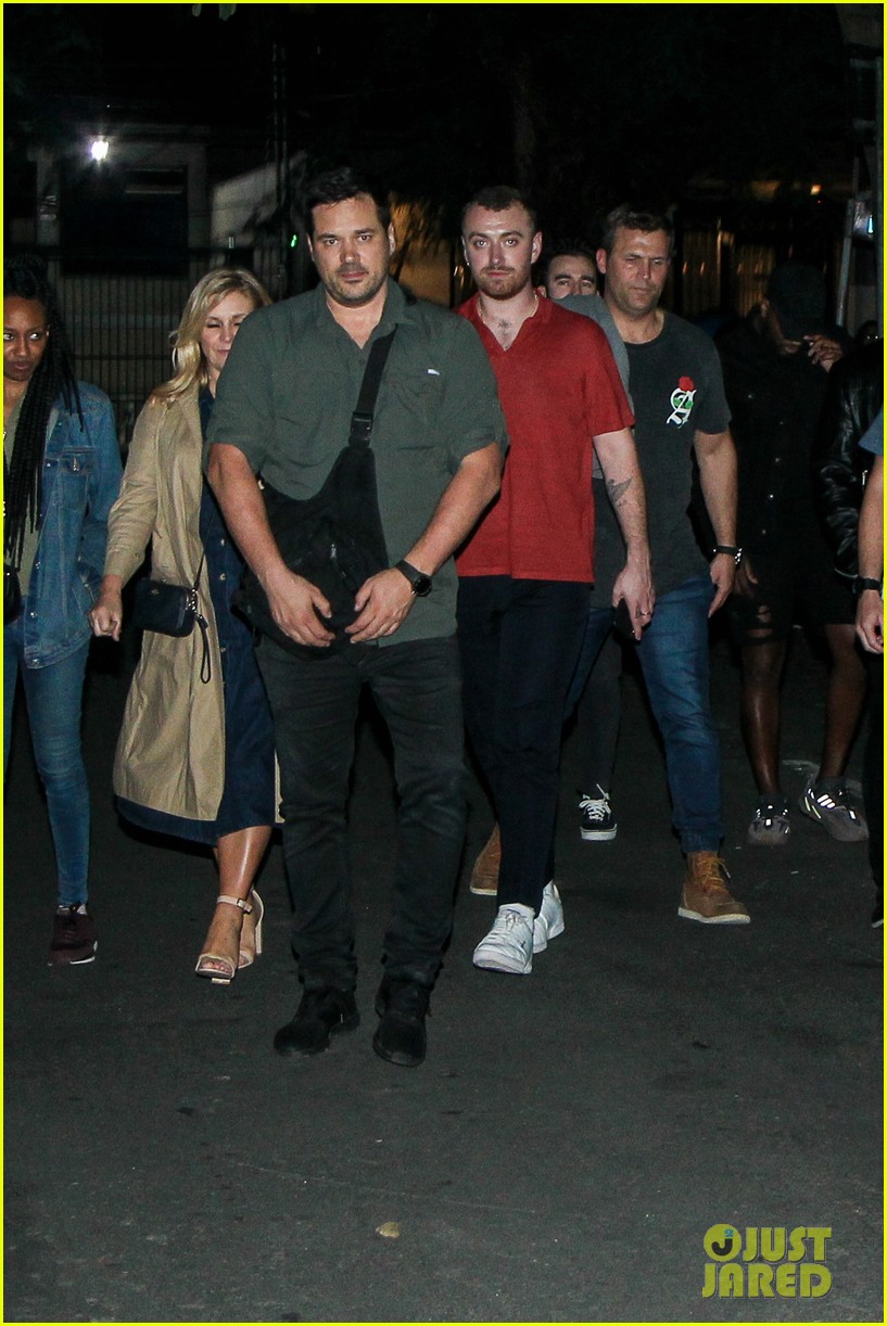 Sam Smith Vacations with Friends in Sao Paolo!