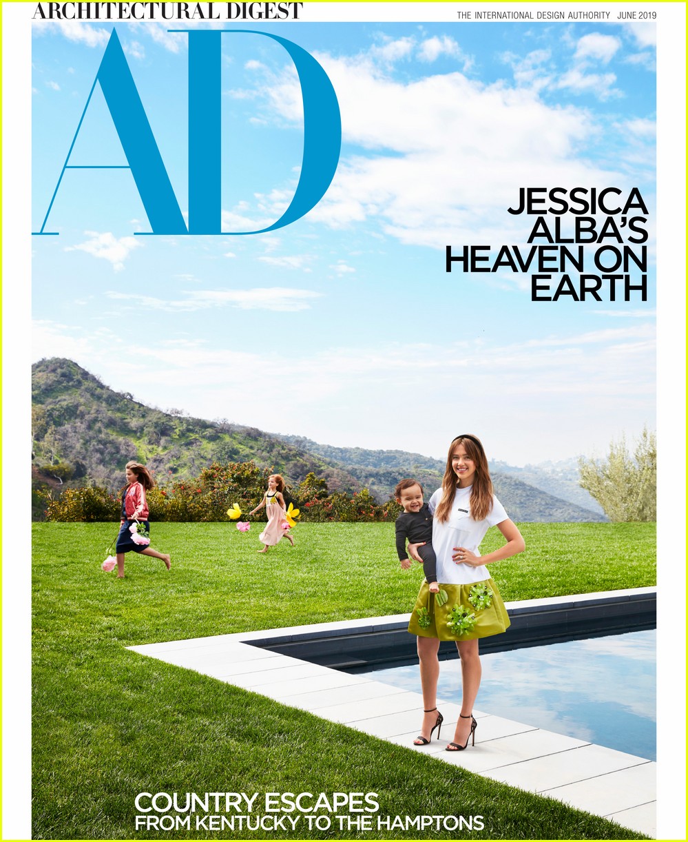 Jessica Alba & Husband Cash Warren Show Off Their Beverly Hills Home With Their Three Children!