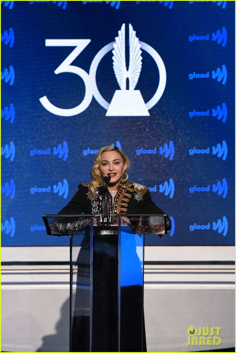 Madonna Pays Tribute to First Gay Man She Met at GLAAD Media Awards