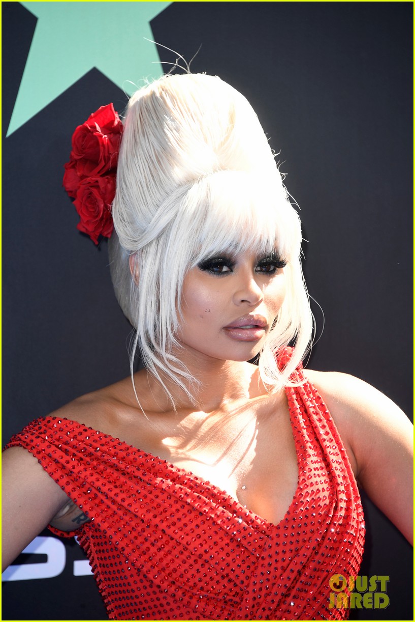 Blac Chyna Dazzles in Red for BET Awards 2019