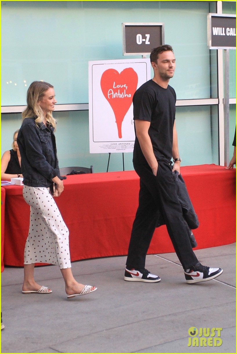 Nicholas Hoult & Girlfriend Bryana Holly Make Rare Public Appearance at Film Premiere