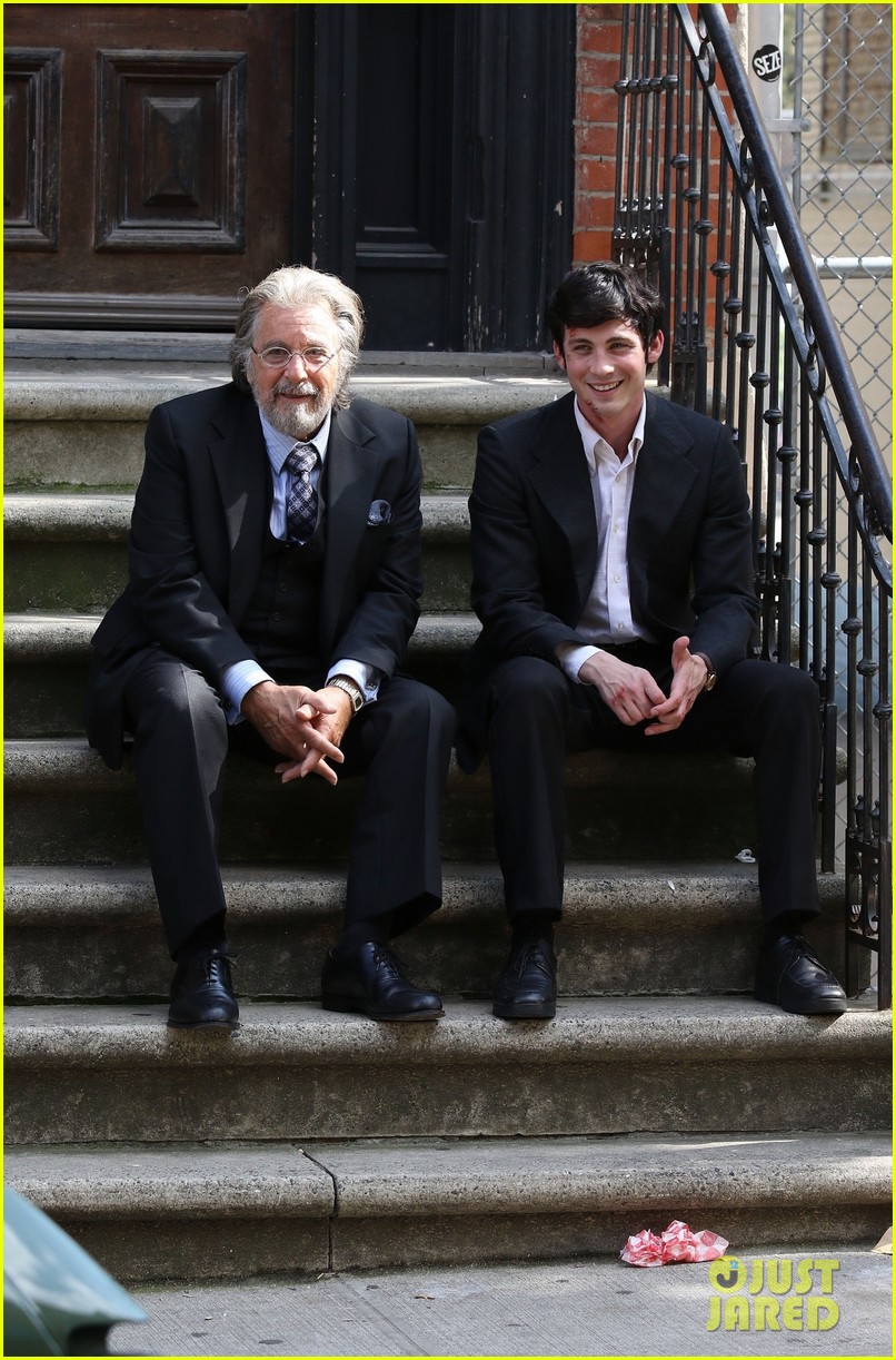 Logan Lerman & Al Pacino Film 'The Hunt' Together!