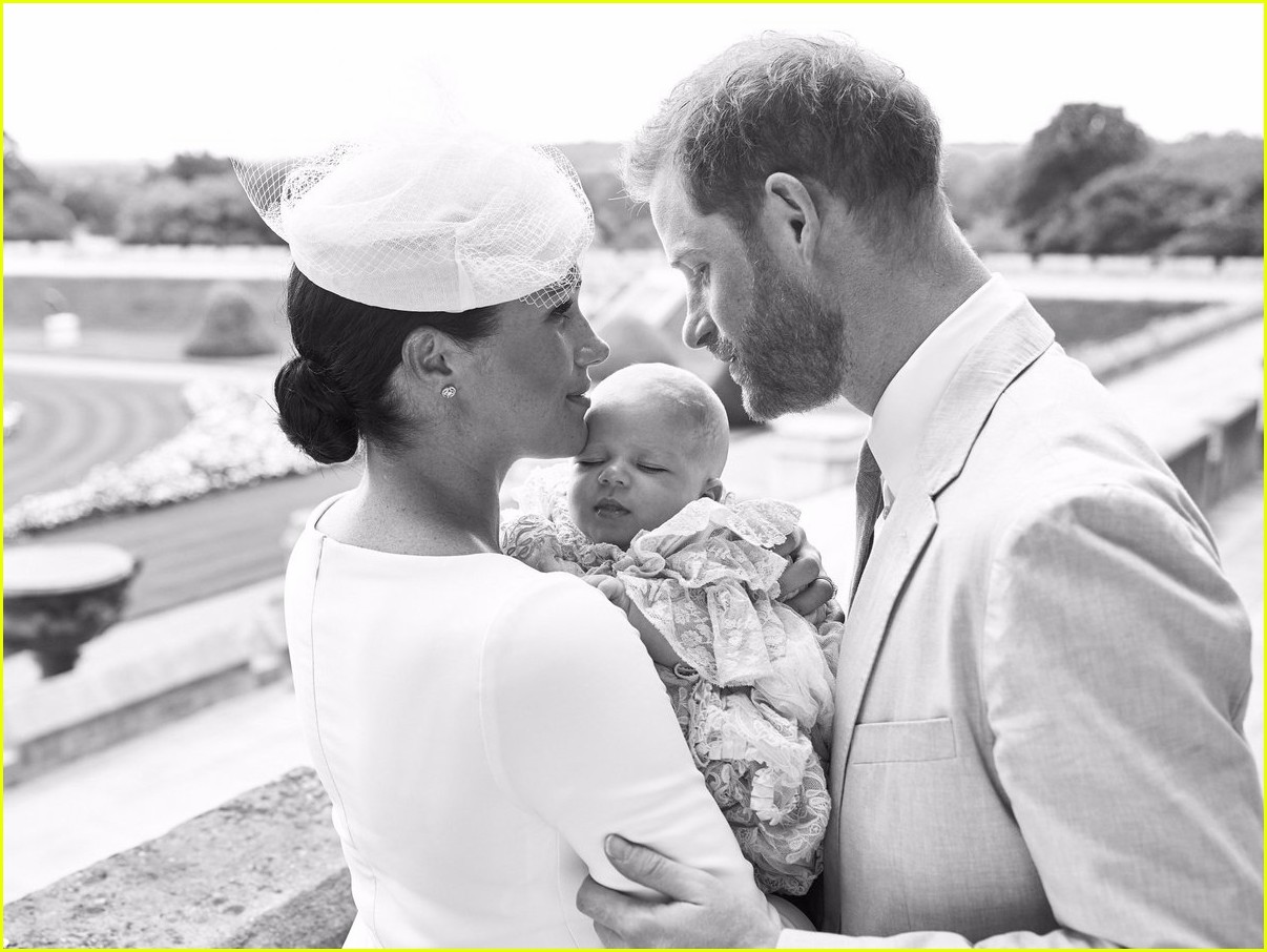 Meghan Markle & Prince Harry Share Photos from Archie's Christening!
