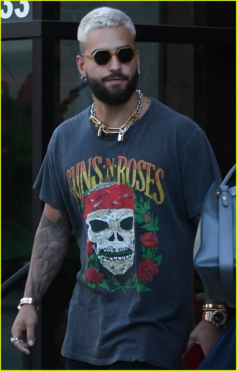 Maluma & Girlfriend Natalia Barulich Hit Up Their Favorite Spot For Lunch