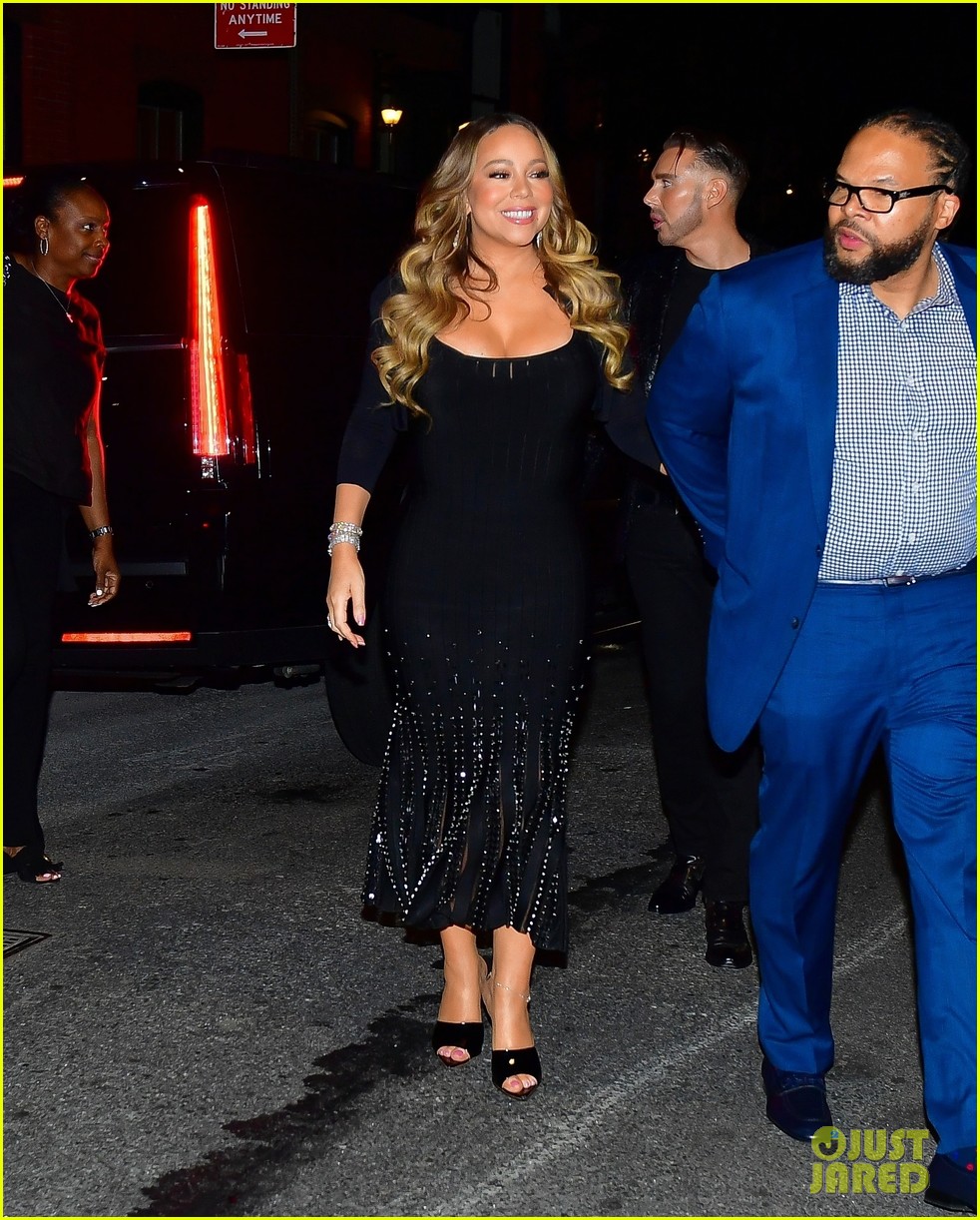Mariah Carey Is All Smiles After Attending Barbra Streisand's NYC Concert