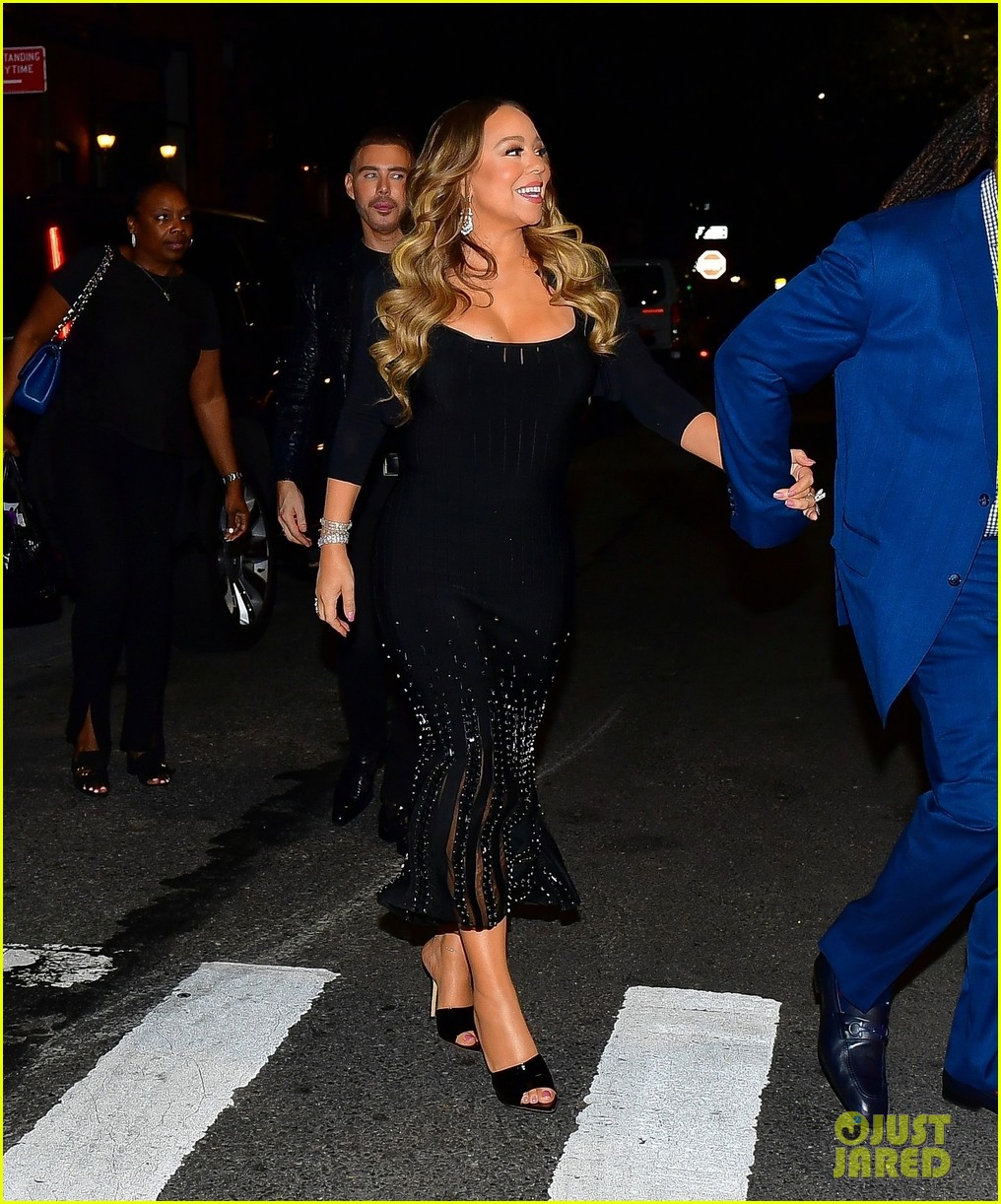 Mariah Carey Is All Smiles After Attending Barbra Streisand's NYC Concert