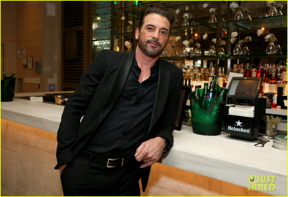 Patricia Clarkson Couples Up with Boyfriend Darwin Shaw at Pre-Emmys Party