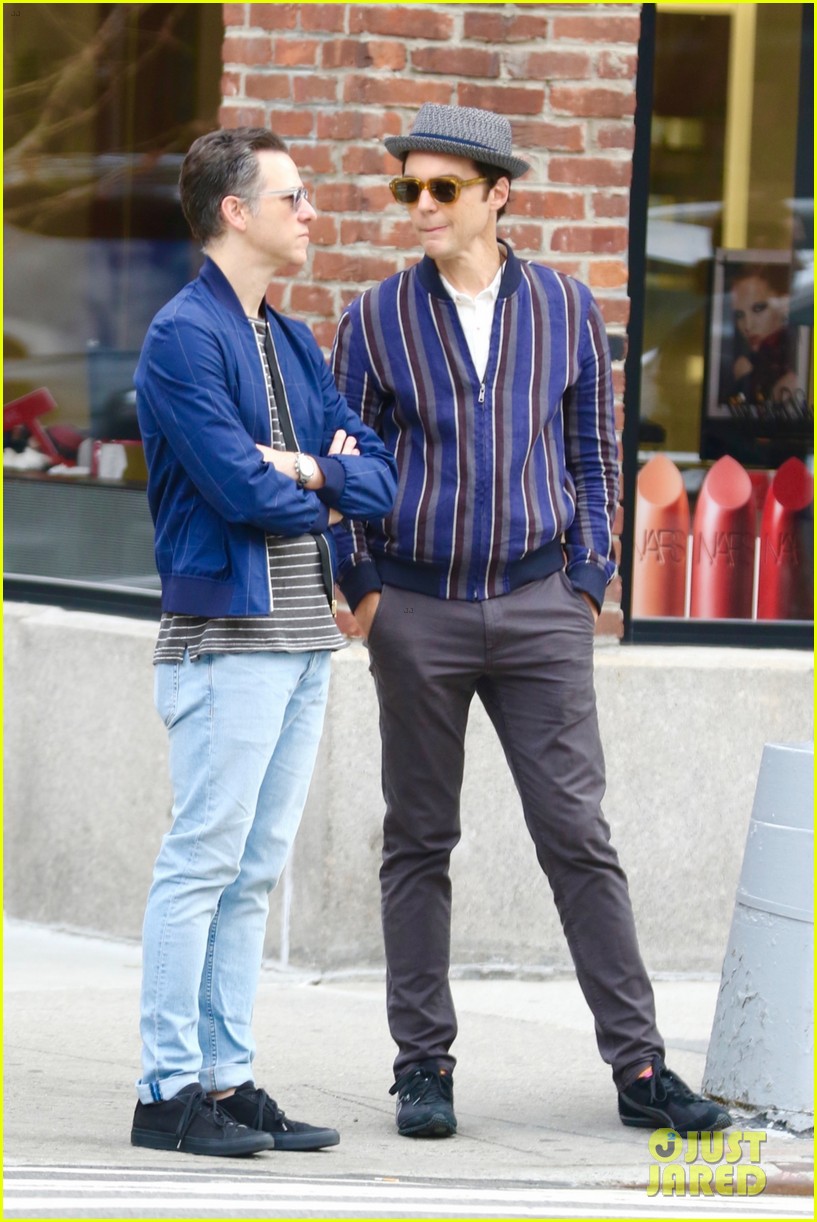Jim Parsons & Husband Todd Spiewak Step Out for Lunch in NYC