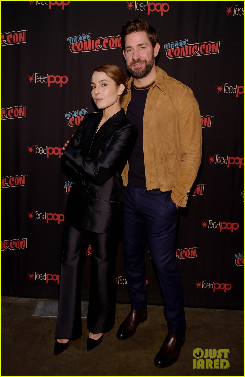 John Krasinski Joins New 'Jack Ryan' Co-Stars Noomi Rapace & Michael Kelly at NYCC