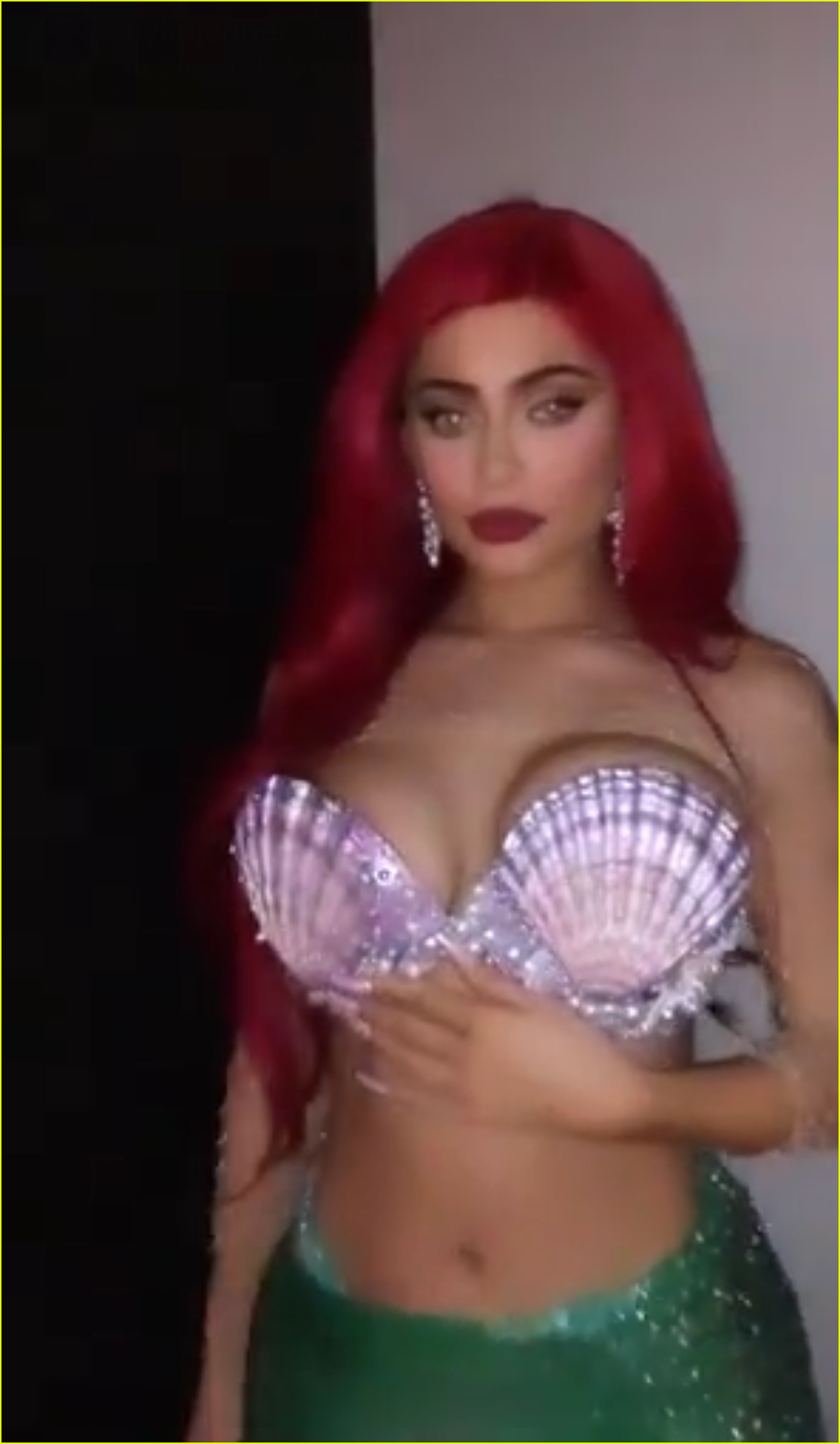 Kylie Jenner Dresses as Super Sexy Ariel from 'The Little Mermaid' for Halloween!