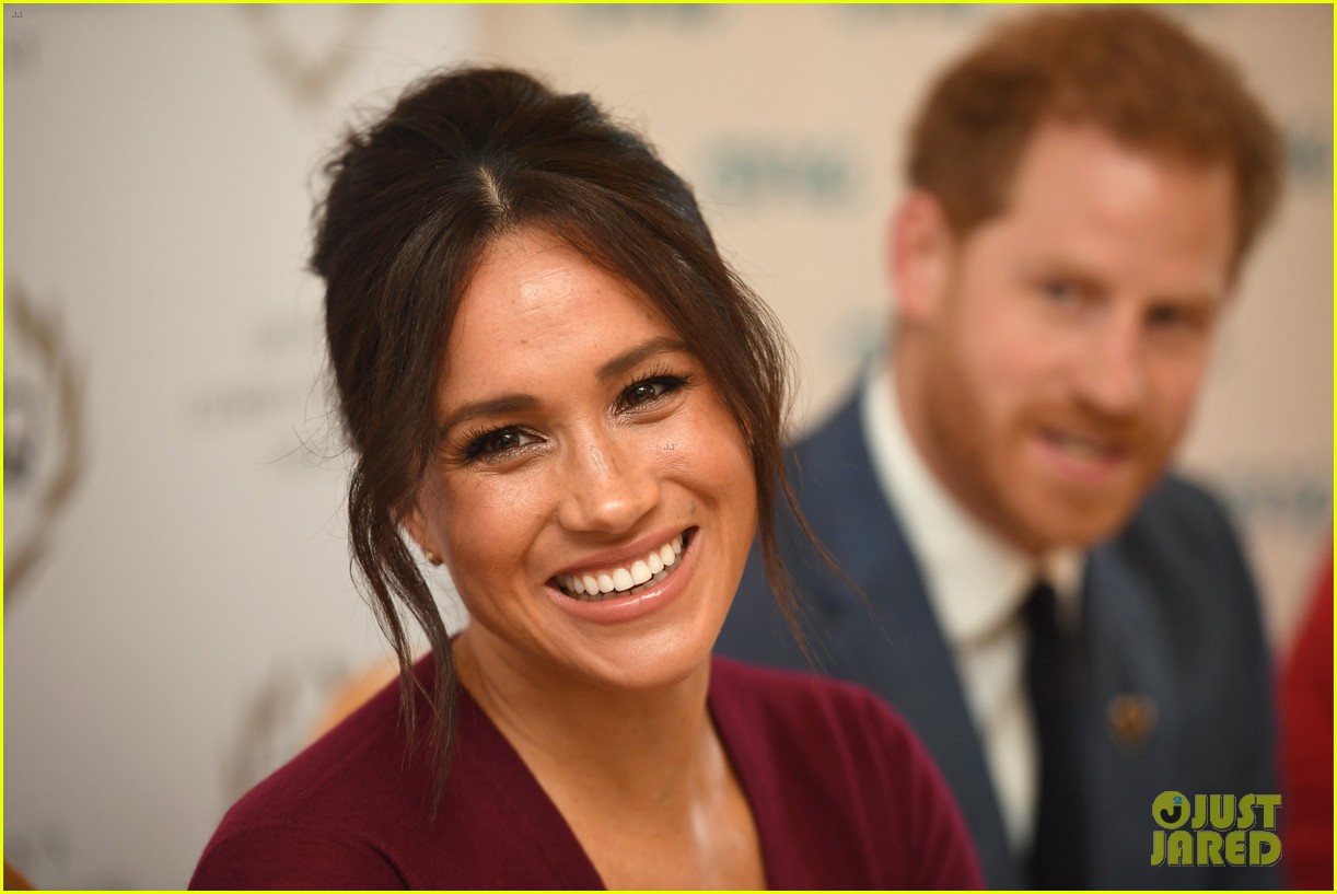 Meghan Markle Brings Surprise Guest Prince Harry to a Roundtable Discussion on Gender Equality