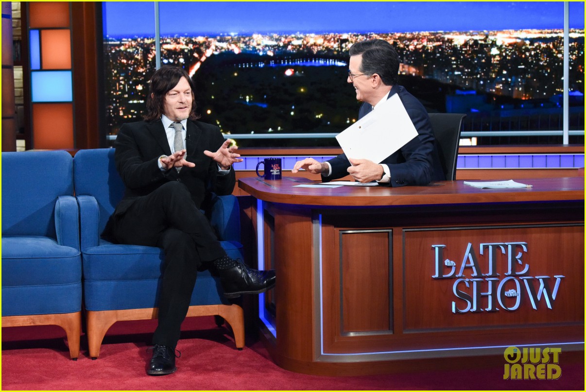 Norman Reedus Reflects On His 'Walking Dead' Run on 'The Late Show' - Watch Here!