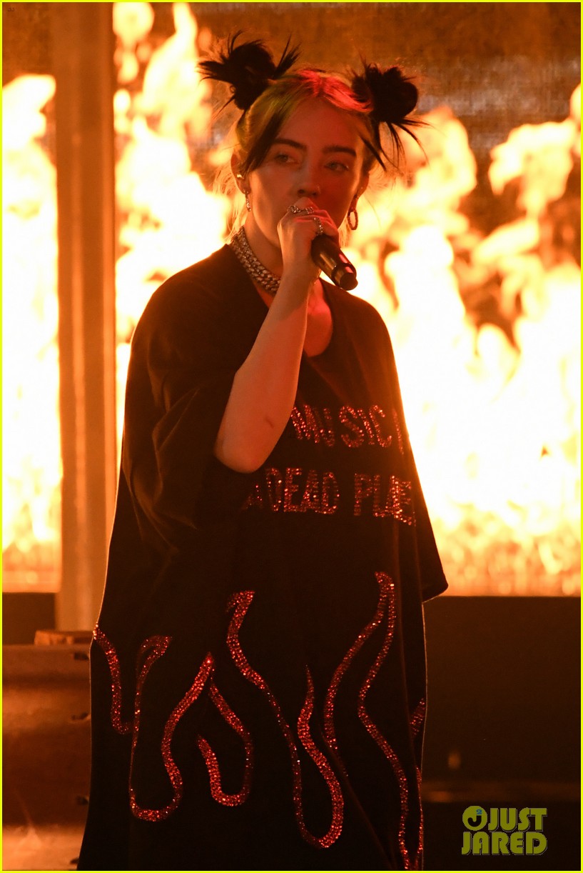 Billie Eilish Performs 'All The Good Girls Go To Hell' at American Music Awards 2019 (Video)