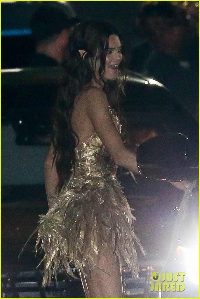 kendall jenner gold dress halloween Kendall Jenner Threw The Most Epic Halloween Birthday Bash