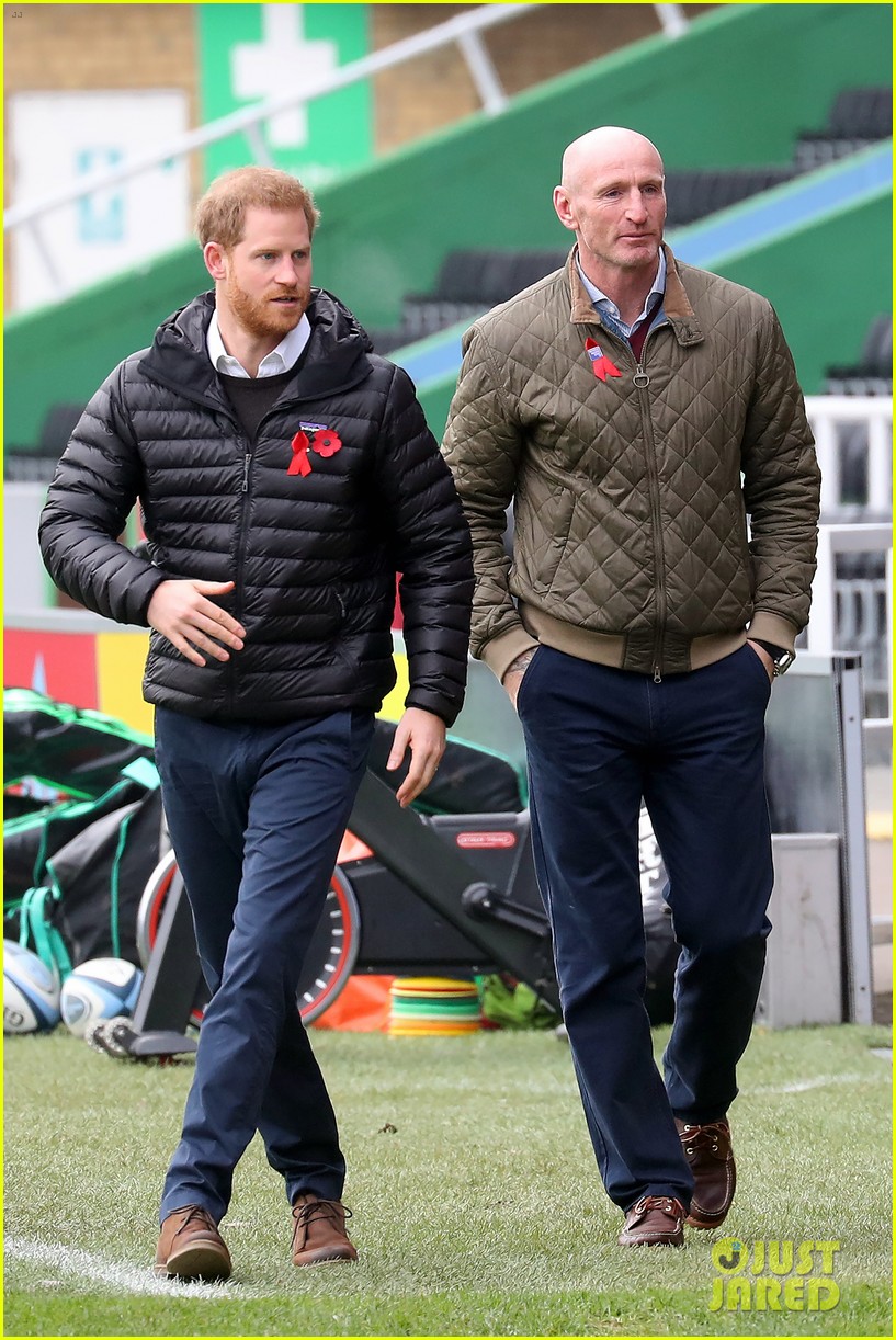 Prince Harry Teams Up With Rugby Star Gareth Thomas to Raise Awareness for National HIV Testing Week