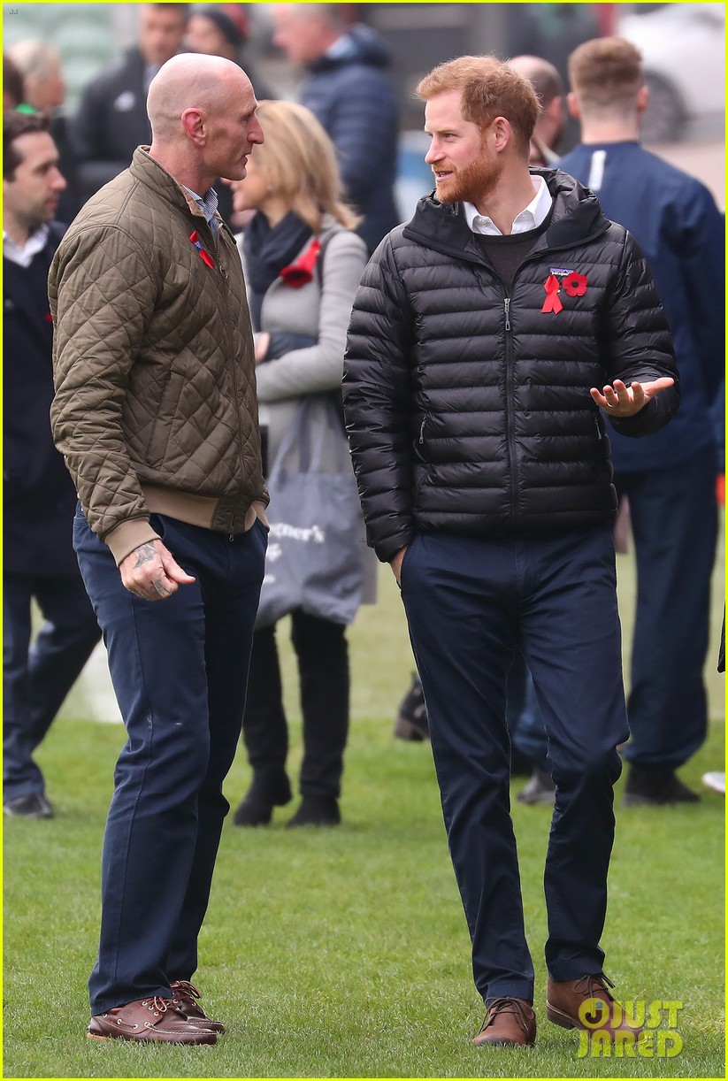 Prince Harry Teams Up With Rugby Star Gareth Thomas to Raise Awareness for National HIV Testing Week