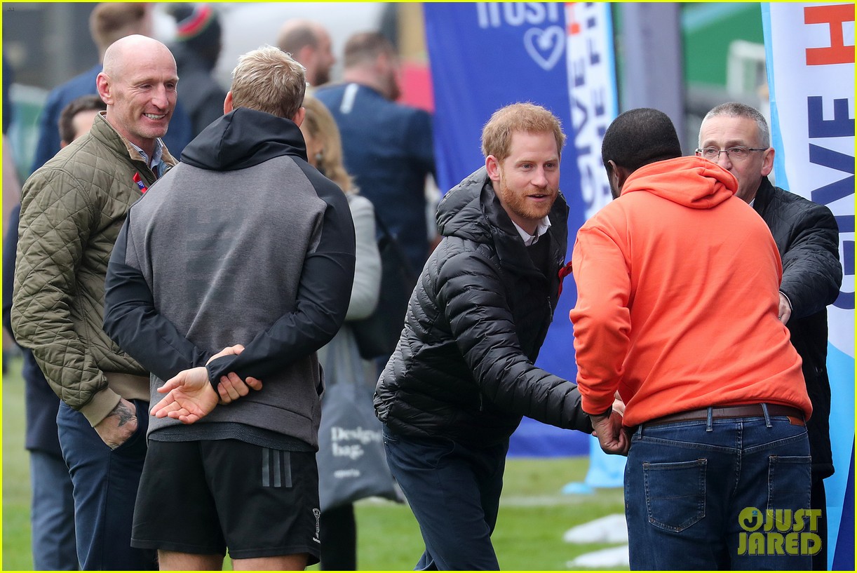 Prince Harry Teams Up With Rugby Star Gareth Thomas to Raise Awareness for National HIV Testing Week